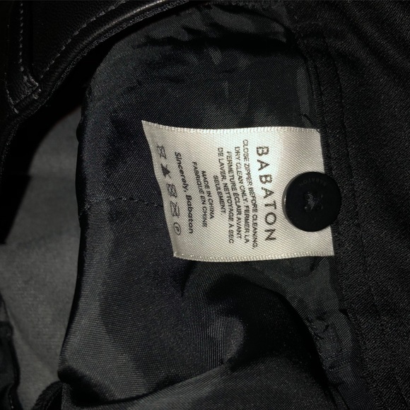 Babaton Faux Leather Shorts (Black) - Picture 6 of 7